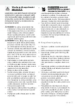 Preview for 45 page of Mistral 352136_2007 Assembly, Operating And Safety Instructions