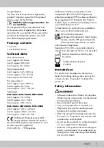 Preview for 7 page of Mistral 385708 2107 Instructions For Use Manual