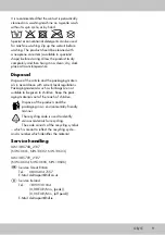 Preview for 9 page of Mistral 385708 2107 Instructions For Use Manual