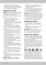 Preview for 30 page of Mistral 385708 2107 Instructions For Use Manual