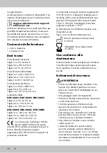 Preview for 32 page of Mistral 385708 2107 Instructions For Use Manual