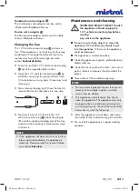 Предварительный просмотр 46 страницы Mistral 401002 2107 Translation Of The Original Instructions