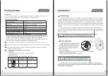 Preview for 10 page of Mistral BTDG7W Installation & Operation Instructions