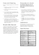 Preview for 13 page of Mistral MAMW9283 Instruction Manual