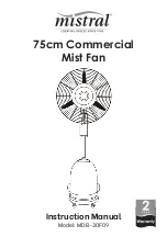 Предварительный просмотр 1 страницы Mistral MDB-30F09 Instruction Manual