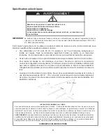 Preview for 25 page of Mistral MPP274S Installation Manual And User'S Manual