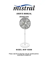 Mistral MSF-1600M User Manual предпросмотр