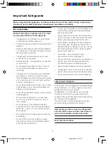 Preview for 2 page of Mistral MWC14R Operating Instructions Manual