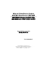 MISUMI IESH-MB205-R Series Hardware Installation Manual preview