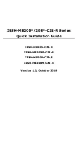 MISUMI IESH-MB205 Series Quick Installation Manual preview