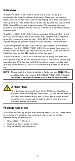 Preview for 2 page of MISUMI IESH-MB205 Series Quick Installation Manual