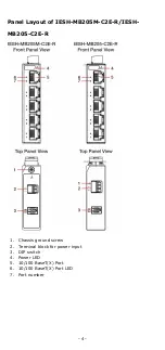 Preview for 4 page of MISUMI IESH-MB205 Series Quick Installation Manual