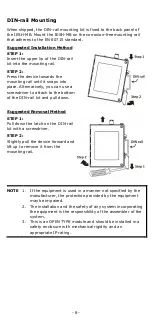 Preview for 8 page of MISUMI IESH-MB205 Series Quick Installation Manual