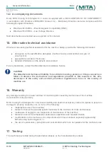 Предварительный просмотр 12 страницы Mita ADIABATIC PAD-V Instruction Manual