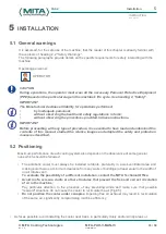 Preview for 35 page of Mita ADIABATIC PAD-V Instruction Manual