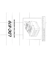 Mita LDC-870 Instruction Handbook Manual предпросмотр