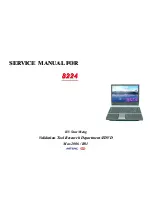 Предварительный просмотр 1 страницы MiTAC 8224 Service Manual