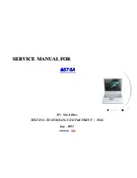 Preview for 1 page of MiTAC 8575A Service Manual