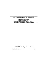 MiTAC A770 Operator'S Manual preview