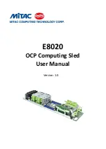 MiTAC E8020 User Manual preview