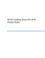 MiTAC PH13FEI Product Manual предпросмотр