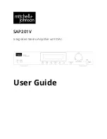 Mitchell & Johnson SAP201V User Manual предпросмотр