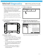 Preview for 5 page of Mitchell Diagnostics MD-350 Quick Start Manual