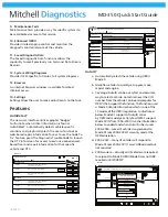 Preview for 10 page of Mitchell Diagnostics MD-350 Quick Start Manual