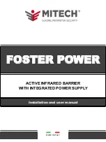 MITECH FOSTER POWER Installation And User Manual предпросмотр