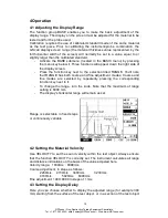 Preview for 15 page of MITECH MFD500 Operating Manual