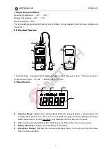 Предварительный просмотр 5 страницы MITECH MT150 User Manual