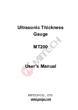 MITECH MT200 User Manual preview