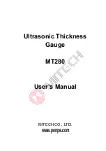 MITECH MT280 User Manual предпросмотр