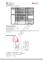 Предварительный просмотр 6 страницы MITECH MT600 User Manual