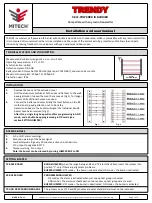 MITECH TRENDY Installation And User Manual preview