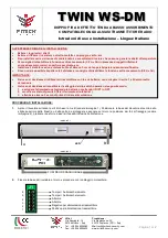 MITECH TWIN WS-DM Installation And Use Manual preview