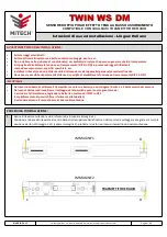 MITECH TWIN WS-DM Installation And User Manual предпросмотр