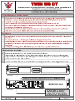 MITECH TWIN WS DT Installation And User Manual preview