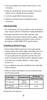 Предварительный просмотр 9 страницы Mitek DePuy RIGIDFIX CURVE Manual