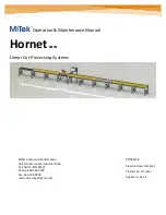 Mitek Hornet Operation & Maintenance Manual preview