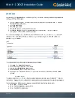 Mitel 112 Installation Manual preview