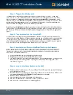 Preview for 2 page of Mitel 112 Installation Manual