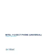 Mitel 112 User Manual preview