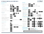 Mitel 485G Quick Reference предпросмотр