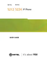 Mitel 5212 IP Phone User Manual preview