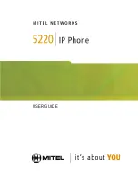 Preview for 1 page of Mitel 5220 User Manual