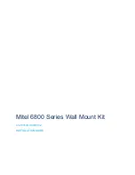 Mitel 6800 Series Installation Manual preview