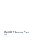 Mitel 6970 User Manual preview