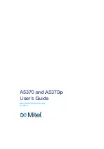 Предварительный просмотр 1 страницы Mitel A5370 User Manual