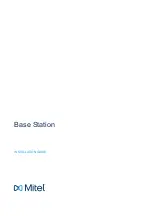 Preview for 1 page of Mitel Base Station Installation Manual